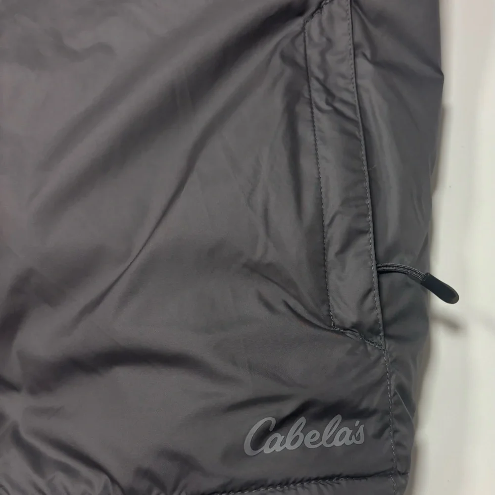 Cabela’s Insulated Windbreaker Jacket Men’s XL – Gray & Red | Lightweight Coat